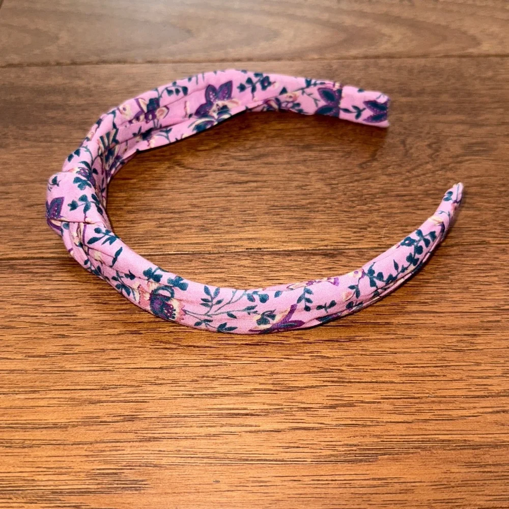 Crewcuts Girls Floral Multicolored Botanical Print Topknot Headband
